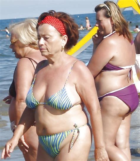 Older Women In Bikini Most Saggy Tits Adult Photos
