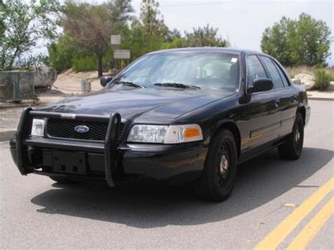 Sell Used 2009 Ford Crown Victoria Police Interceptor Black P71 Push