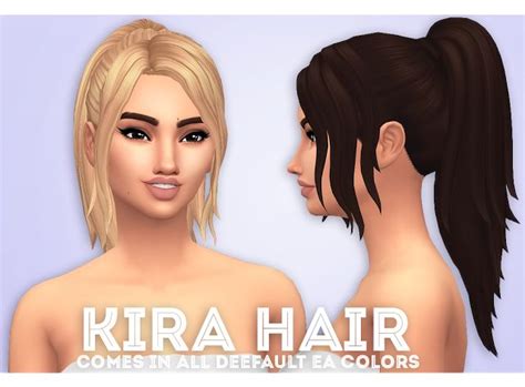 Kira Hair Ivo Sims Sims Hair Sims 4 Sims 4 Cc