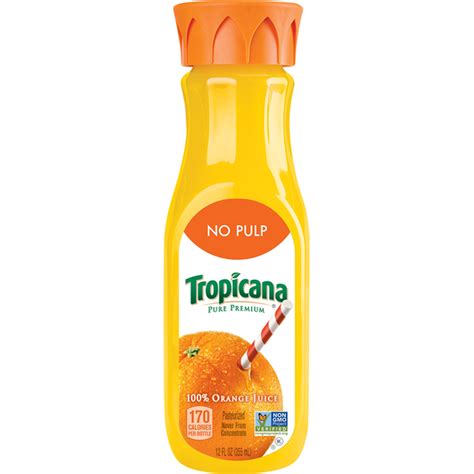 Tropicana Pure Premium Orange Juice 12 Fl Oz Instacart