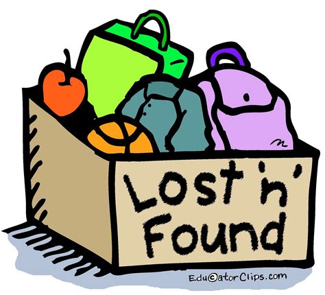 Lost And Found Box Clip Art By Mark A Hicks