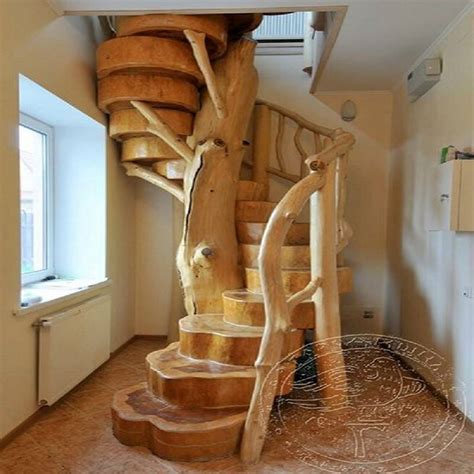 Handmade Tree Trunk Staircase Designs That Will Amaze You Decor Units