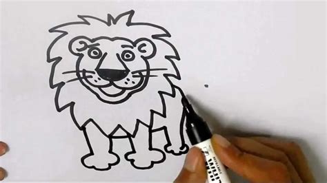 Drawing lessons drawing techniques drawing tips drawing sketches painting & drawing drawing ideas lion drawing easy sketching animal sketches. How to draw a cartoon lion. advanced drawing lesson for ...