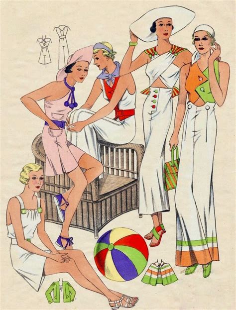 Vintage Bathing Suit Patterns Vintage Sewing Patterns Art Nouveau Poster Art Deco Posters