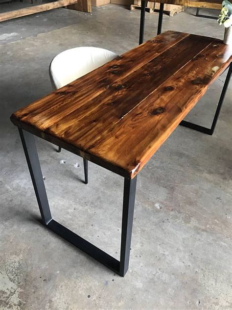 As a result, it can be able to change the look of your room. Reclaimed Wood & Steel Desk - Wood Office Desk - Desk ...
