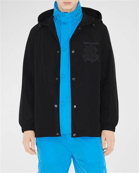 Burberry Mens Tb Monogram Rain Jacket Shopstyle