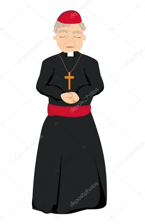 Armando obispo, 22, curacao psv eindhoven, 2017'den beri stoper piyasa değeri: Sacerdote católico sobre fondo blanco, vector vector ...