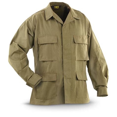 Hq Issue Military Style Bdu Cotton Ripstop Shirt 592361 Tactical