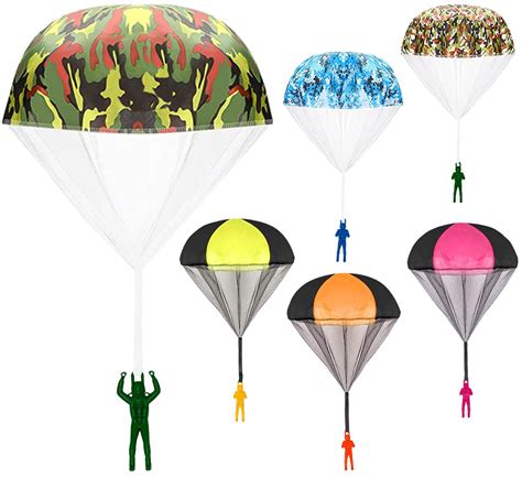 Buy 12pcs Parachute Toys For Kids Tangle Free Hand Throwing Parachute
