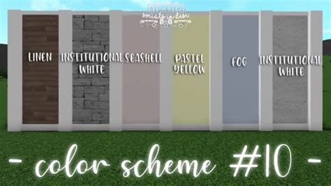 Color Scheme Fo Bloxburg In 2020 House Color Palettes House Color