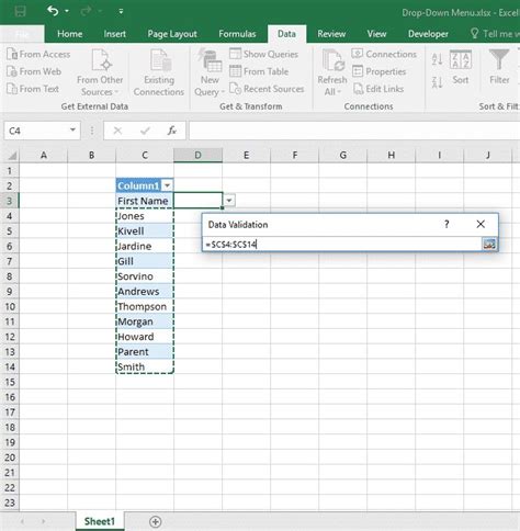 Create Drop Down List In Excel Mevadis
