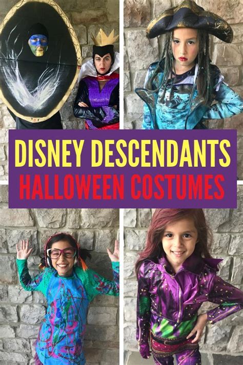 Play all day in our disney costumes for adults and kids. Family Disney Descendants Costumes | Diy halloween costumes for kids, Descendants costumes ...