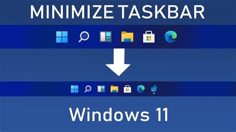 How To Change Taskbar Size In Windows 11 Youtube