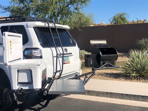 Universal Hitch Mount Rack With Coolerwork Table And Grill Mount