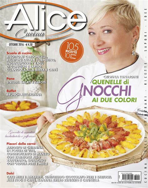 Alice Cucina 2016 10 Ottobre Ricette Ricette Di Cucina Gastronomia