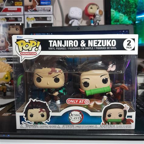 Funko Pop Tanjiro And Nezuko 2 Pack Target Exclusive Hobbies And Toys