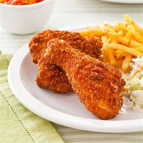 The baking powder in the coating makes this especially crisp! Barberton, OH makes a special fried chicken brined in salt and dredged in flour, egg and panko ...