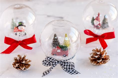 Diy Snow Globe Made To Be A Momma