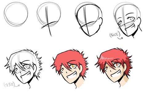 How To Draw Anime Hair Step By Step For Beginners Anime Draw Step