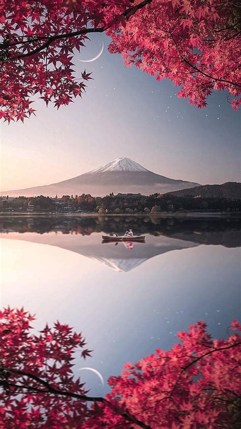 Japan Mount Fuji Nature Iphone Wallpaper Iphone