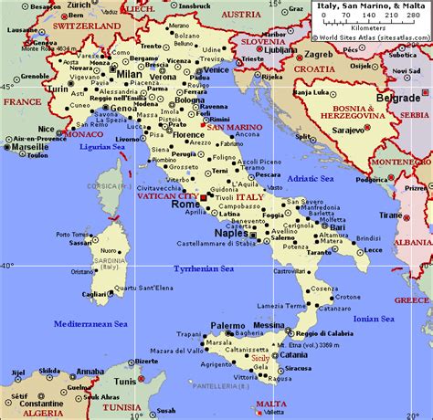 Malta uncovered helps you plan your trip to malta and gozo from a to z. Political Map of Italy and Malta | Southern Italy Travels: Campagnia, Basilicata, Sicily ...