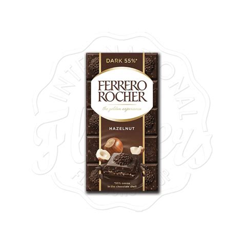 Ferrero Rocher Dark Chocolate Hazelnut Bar G Flavers