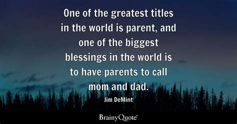 Jim Demint One Of The Greatest Titles In The World Is