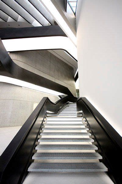 Stairs Maxxi Museum Rome Zaha Hadid Architects Stairs Design