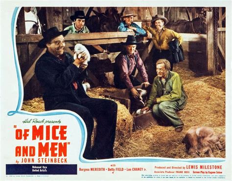 Of Mice And Men 1939 Lobby Card Burgess Meredith Betty Field 6 Turner