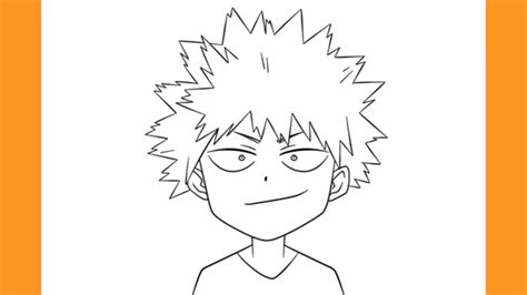How To Draw Katsuki Bakugo From My Hero Academia Step By Step Drawing Vlr Eng Br