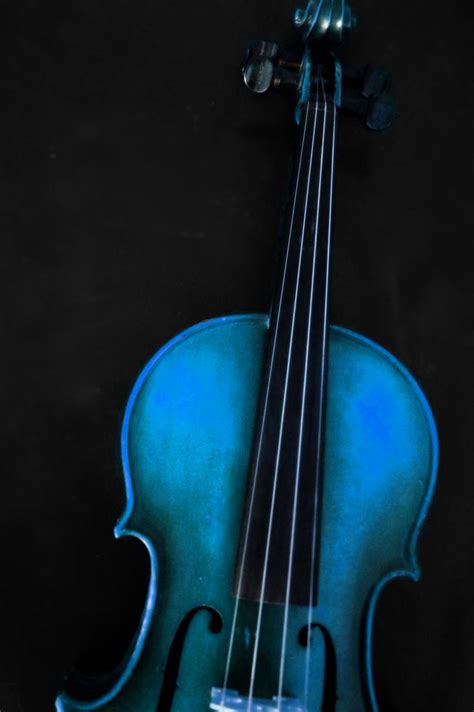 My Violin Turned Blue By Silentstorm01 On Deviantart