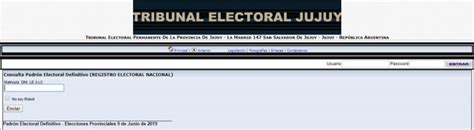 Información, fotos y videos en milenio. Padrón Jujuy | Dónde votar en las próximas Elecciones ...