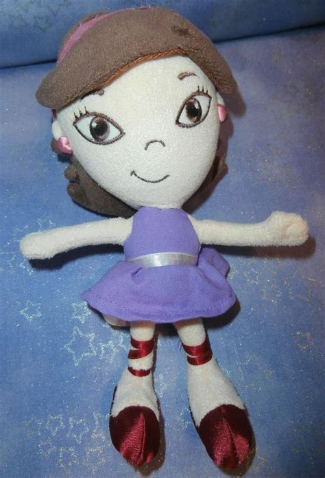 Disney Little Einsteins June Doll Plush Stuffed Toy 9 Inch Purple Dress