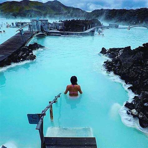 Awesome Colourful Nature On Instagram Blue Lagoon Iceland💙 Photo By