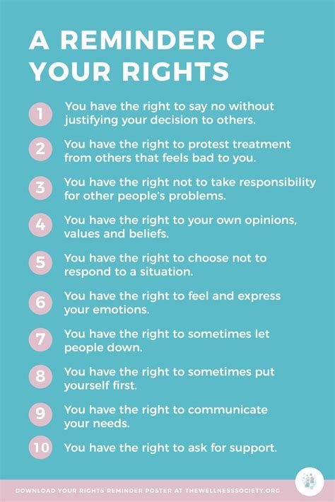 Looking To Improve Your Assertiveness Skills Here S A Reminder Of Your Rights Download The