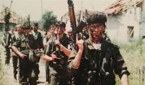 The Elite Serb Panthers Corps In Action During The Bosnian Civil War