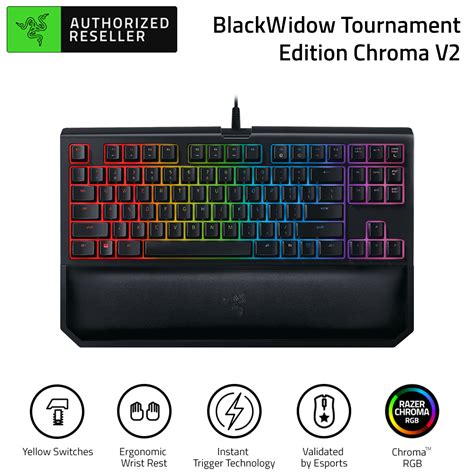 Razer Blackwidow Tournament Edition Chroma V Mechanical Gaming Keyboard Us Layout Frml
