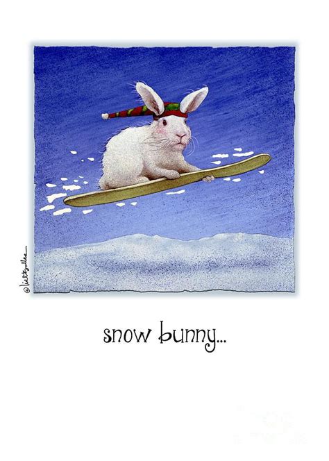 Snow Bunny By Will Bullas Bunny Artwork Snow Bunnies Rabbit Art