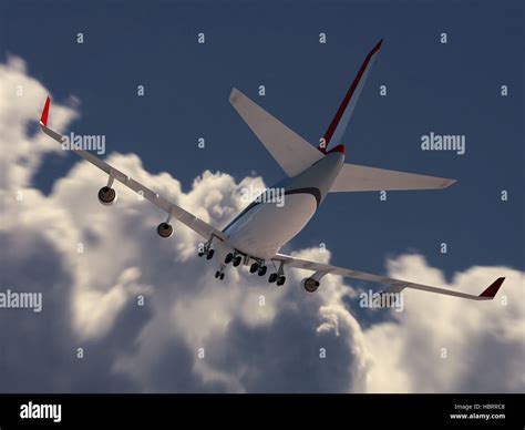 Airplane Taking Off Stock Photo Alamy