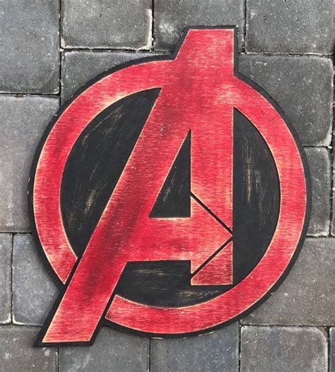 Marvel Avengers Symbol Wall Decor On Mercari Mandala Painted Rocks