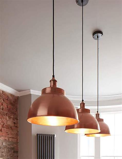 Industrial Copper Pendant Light Kitchen Kristins Traum