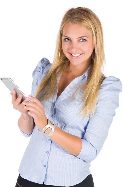 Woman With A Cell Phone Free Stock Photo Public Domain Pictures
