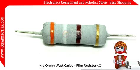 Jual 390 Ohm 1 Watt Carbon Film Resistor