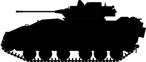 Military Clipart Army Tank World War 1 Tank Silhouette Png Download