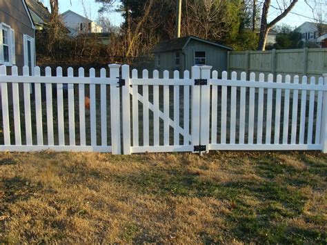 5 out of 5 stars. 3' Contemporary PVC Picket Fence, Dog Eared | Picket fence, Outdoor decor, Outdoor structures