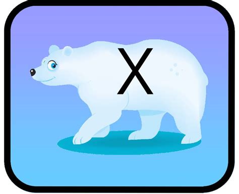 Buchstabe Letter X Lettern Arktis Buchstaben