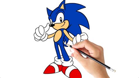 How To Draw Super Sonic Easy Cartoon Characters Drawing Sonic Drawing