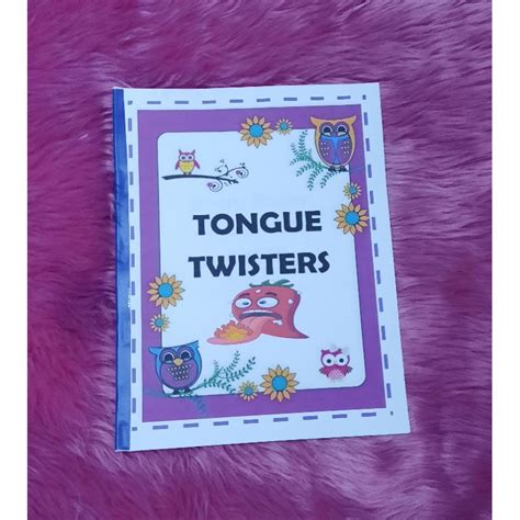 Tongue Twisters And Riddles Booklet Shopee Philippines