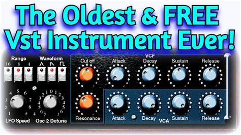 The Oldest Free Vst Instrument Synth Plugin From In