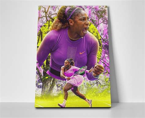 Serena Williams Poster Or Canvas Etsy